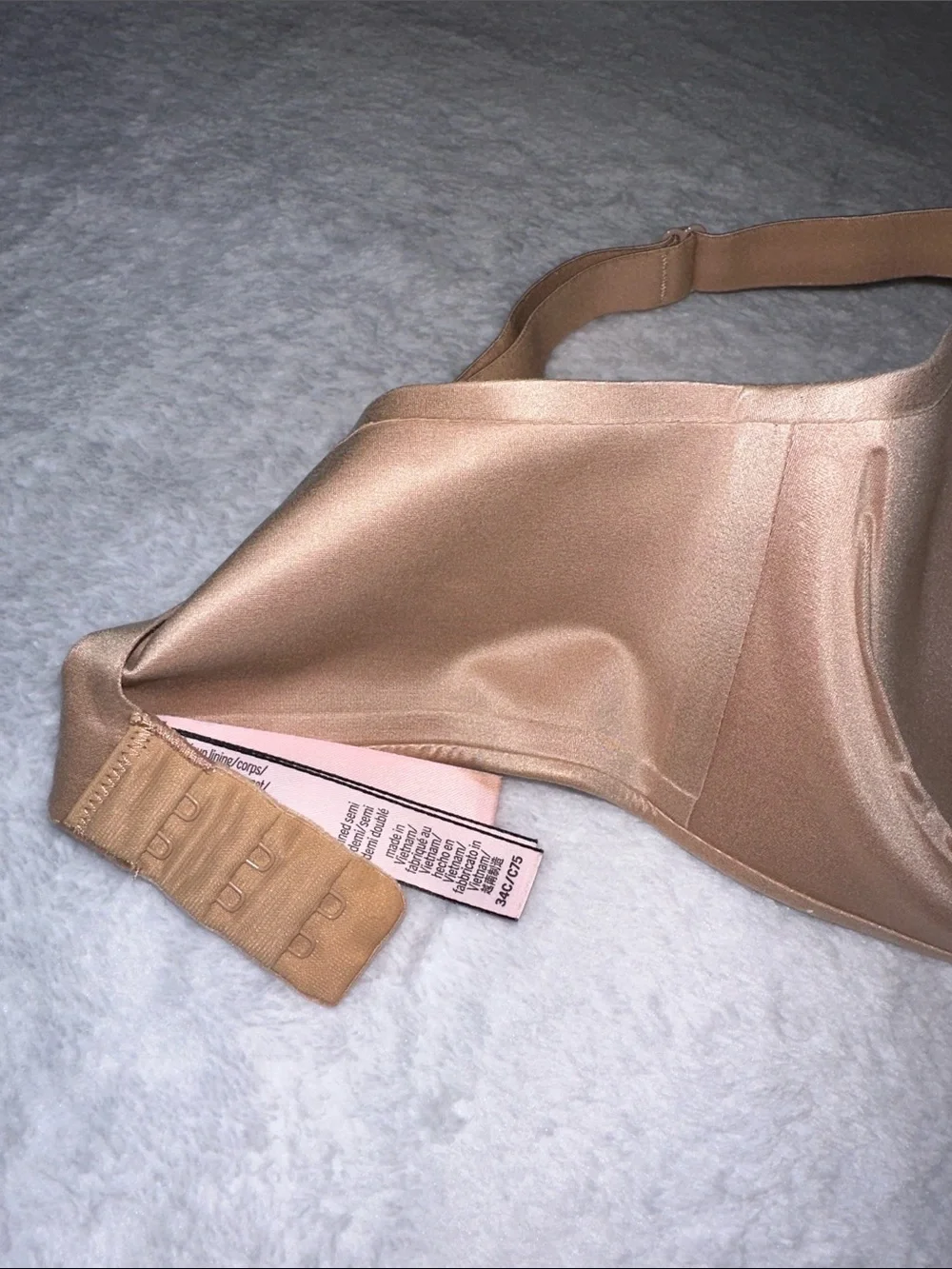 Victoria's Secret Tan Bra - lightly lined, wireless
